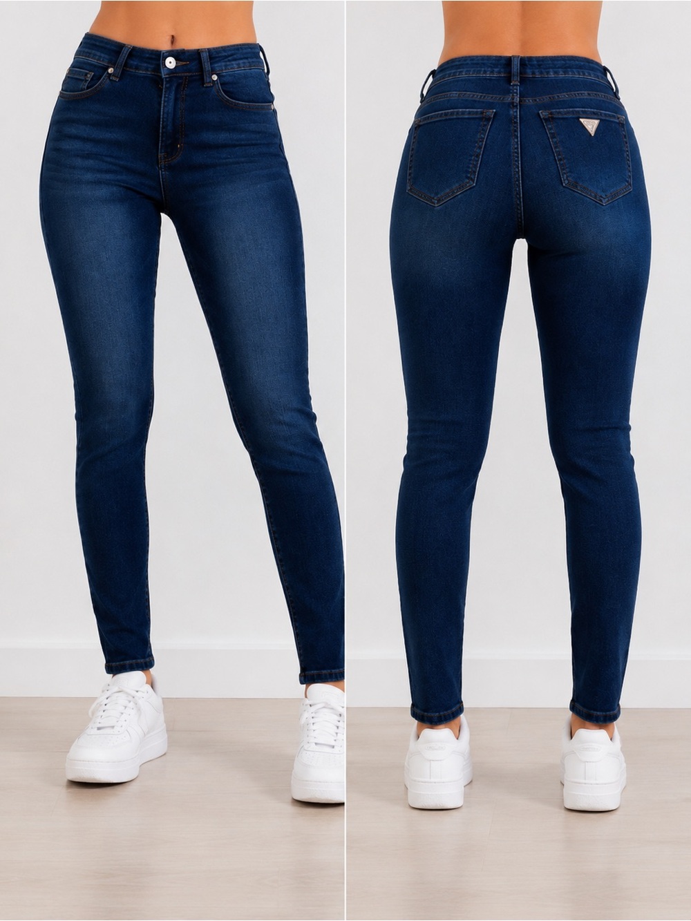 GUESS Dark Blue High-Rise Skinny Jeans